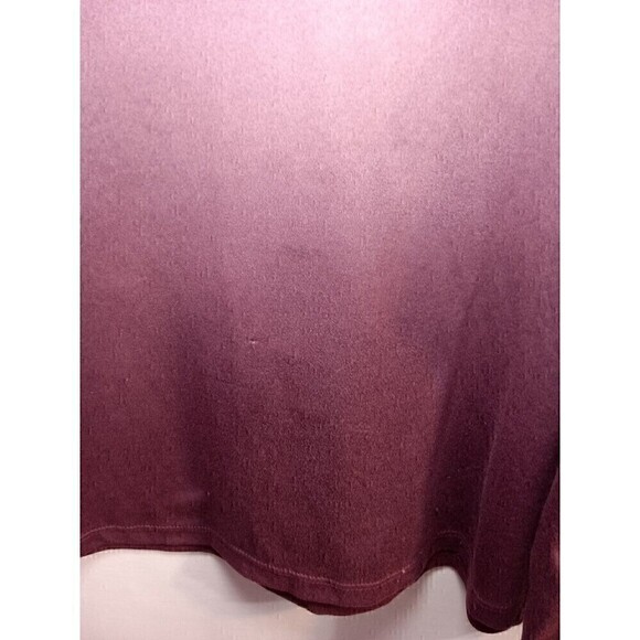 Freely Womens large purple flowy top Ruffle Sleeves - Picture 11 of 13